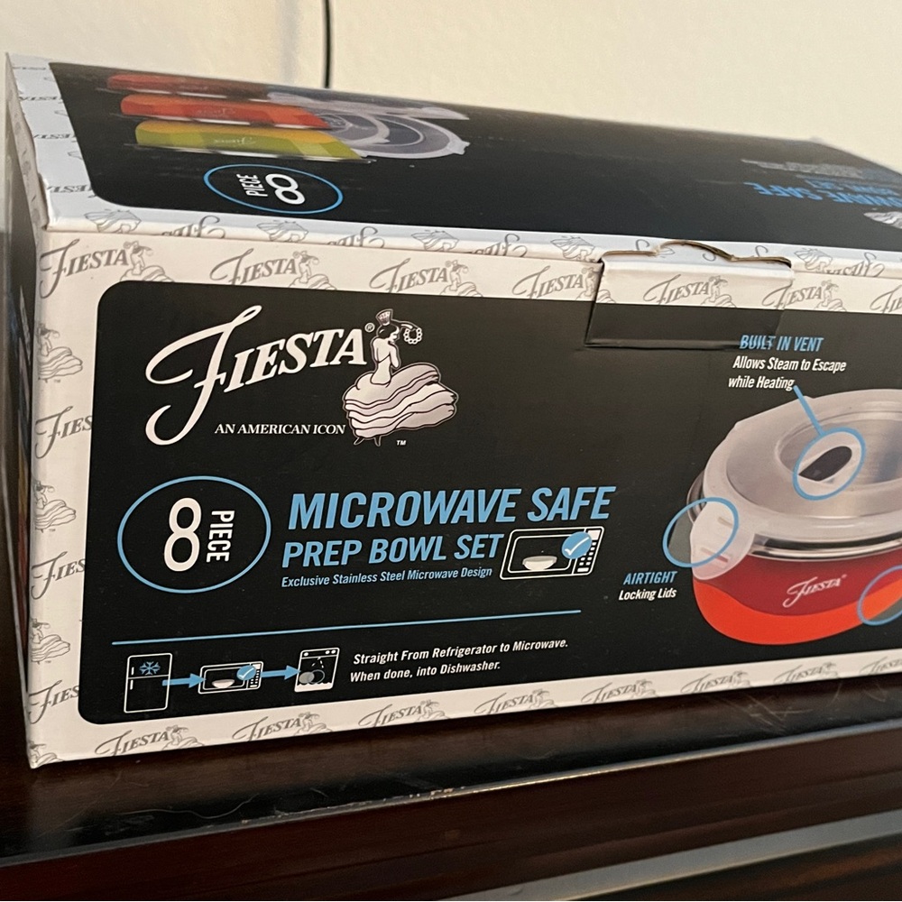 Fiesta Colorful Microwave Safe Bowl Set